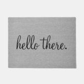 Hallo gibt lustige Zitat Sprichwort Spaß Hipster g Fußmatte (Vorderseite)