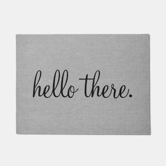 Hallo gibt lustige Zitat Sprichwort Spaß Hipster g Fußmatte (Vorderseite)