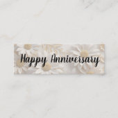 Hallo/glücklicher Jahrestag Mini Visitenkarte (Vorderseite)