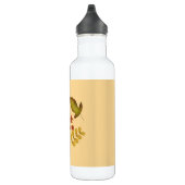 Hallo Golden Blätter Herbst anpassen Edelstahlflasche (Rechts)