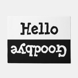 Hallo Goodbye Doormat Fußmatte