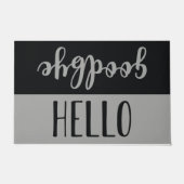 Hallo Goodbye Fußmatte (Vorderseite)