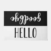 Hallo Goodbye Fußmatte (Vorderseite)