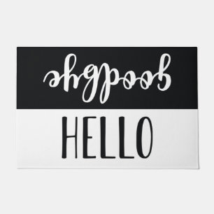 Hallo Goodbye Fußmatte