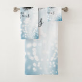 Hallo Gorgeous Blue Eyes Badhandtuch Set (Insitu)