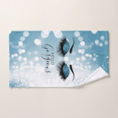 Hallo Gorgeous Blue Eyes Badhandtuch Set (Handtuch)