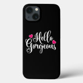 Hallo Gorgeous Case-Mate iPhone Hülle (Rückseite)