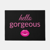 Hallo Gorgeous Doormat Fußmatte (Vorderseite)