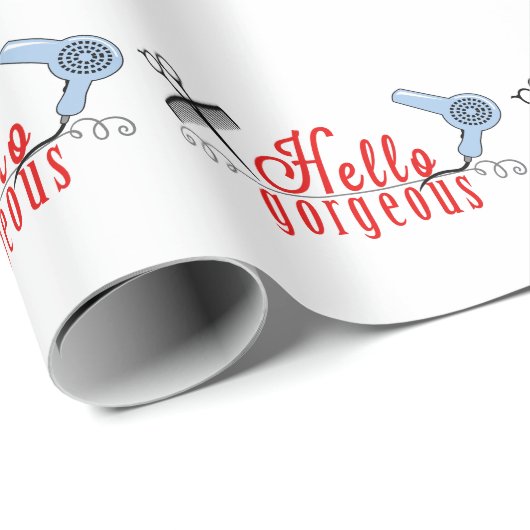 Hallo Gorgeous Geschenkpapier (Rolleneckpunkt)