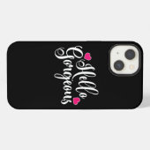 Hallo Gorgeous iPhone Hülle (Rückseite (Horizontal))