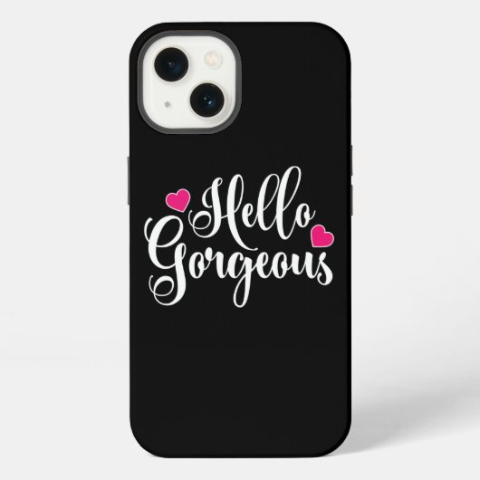 Hallo Gorgeous iPhone Hülle (Rückseite)