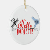 Hallo Gorgeous Keramik Ornament (Rechts)