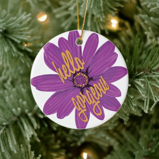 Hallo Gorgeous Keramikornament (Baum)