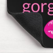 Hallo Gorgeous Maus Pad Mousepad (Ecke)