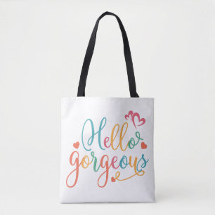 Hallo Gorgeous Multi color Tasche