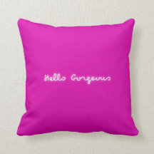 Hallo Gorgeous Neon | Pink Girly Modern Luminous