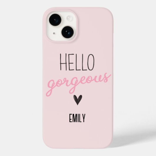 Hallo Gorgeous Niedlich Case-Mate iPhone Hülle (Rückseite)