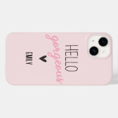 Hallo Gorgeous Niedlich Case-Mate iPhone Hülle (Rückseite (Horizontal))