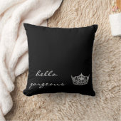 Hallo Gorgeous Pageant Kronenkissen Kissen (Decke)