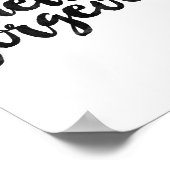 Hallo Gorgeous Poster (Ecke)