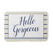 Hallo Gorgeous Striping Badematte (Vorderseite)