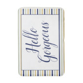 Hallo Gorgeous Striping Badematte (Vorderseite Vertikal)