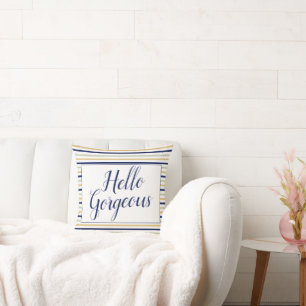 Hallo Gorgeous Striping Kissen