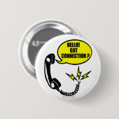 Hallo! Got Verbindung? Button (Vorne & Hinten)