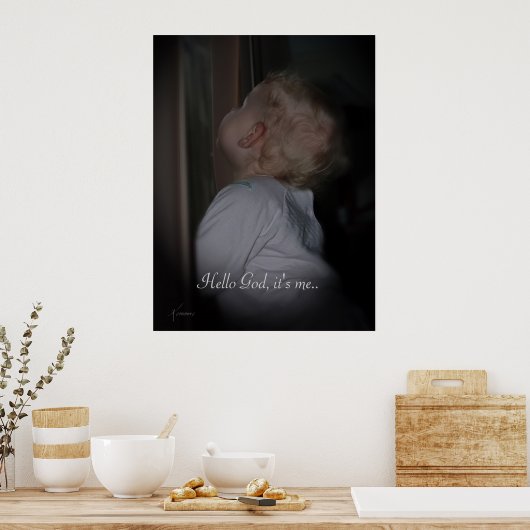 Hallo Gott, ich bin's. Poster (Küche)