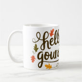 Hallo gourdgeous, hallo Fall Kaffeetasse (Links)