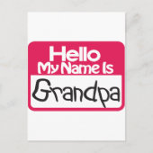 Hallo Grandpa Postkarte (Vorderseite)