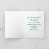 Hallo, Grandson Frohe Weihnachten (Innenseite)