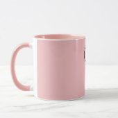 Hallo Großartig Pink Girl Tasse (Links)