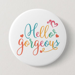 Hallo Großartiger Multi-Color-Button Button