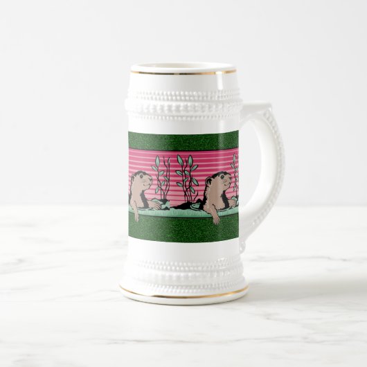 Hallo, Groundhog's Shadow - Bierglas (VorderseiteRechts)