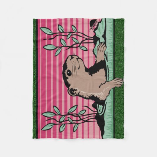 Hallo, Groundhog's Shadow - Fleecedecke (Vorderseite)