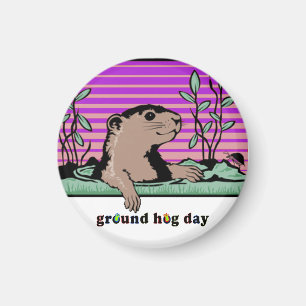 Hallo, Groundhog's Shadow - Magnet
