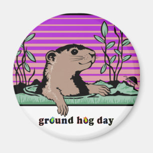 Hallo, Groundhog's Shadow - Magnet
