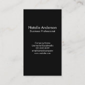 Hallo Grüße | Aquarell und Blumengrafiken Visitenkarte (Rückseite)