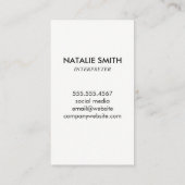 Hallo Grüße / Farbbilder Visitenkarte (Rückseite)