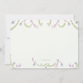 Hallo grüßen Baby-Treffen und Einladung (Rückseite)