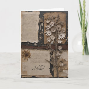 Hallo Grußkarte Dankeskarte