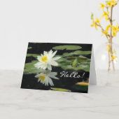 Hallo Grußkarte Karte (Gelbe Blume)