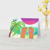 Hallo! Grußkarte Karte (Gelbe Blume)