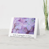 Hallo ! Grußkarten Hoffnung ist alles gut Sie Fami Karte (Rückseite)