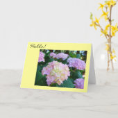 Hallo ! Grußkarten Hoffnung ist alles gut Sie Fami Karte (Gelbe Blume)