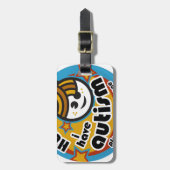 HALLO HABE ICH AUTISMUS - BEWUSSTSEIN GEPÄCKANHÄNGER (Vorderseite vertikal)