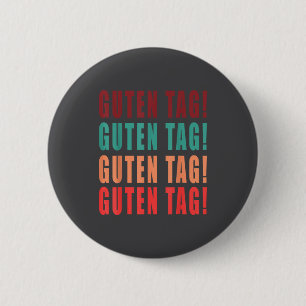Hallo Hallo Hallo Hallo Lustiger Deutscher Button