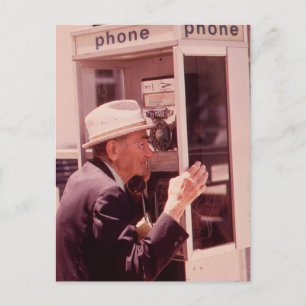Hallo Hallo Hallo? - Vintage Postkarte