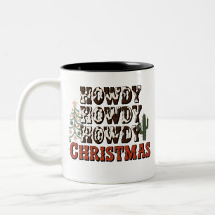 Hallo Hallo Hallo Weihnachten Familien Xmas Party  Zweifarbige Tasse